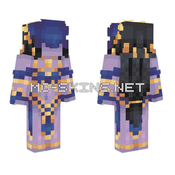 Lady Of Loss Minecraft skin, front and back