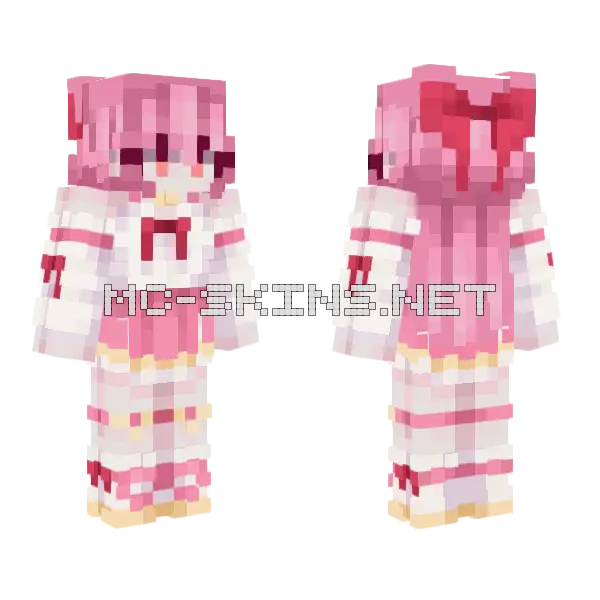Lady Okk Minecraft skin, front and back