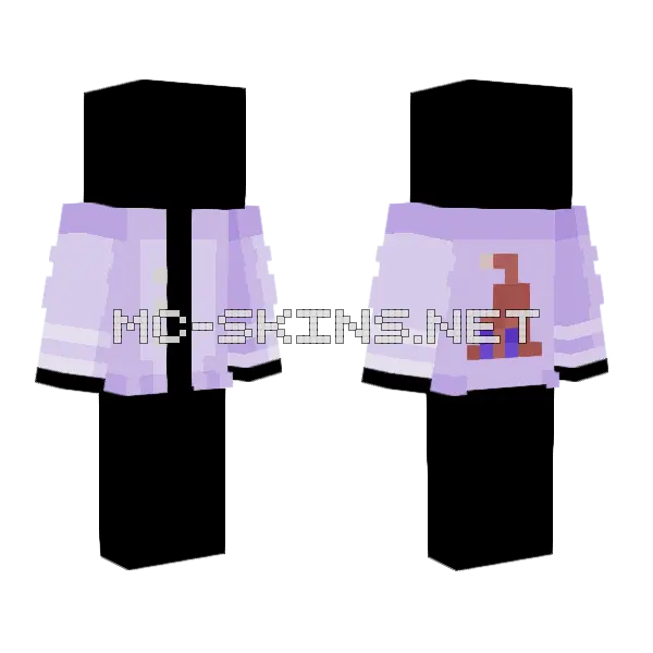 Ladyella Kittyarmie Jacket Minecraft skin, front and back