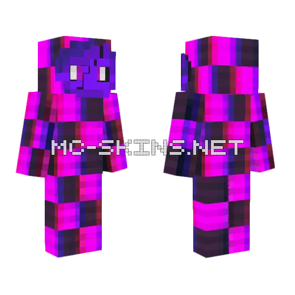 Lag Glitch Skin Minecraft skin, front and back