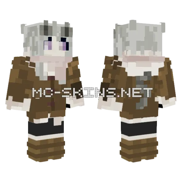 Lalalalass Minecraft skin, front and back
