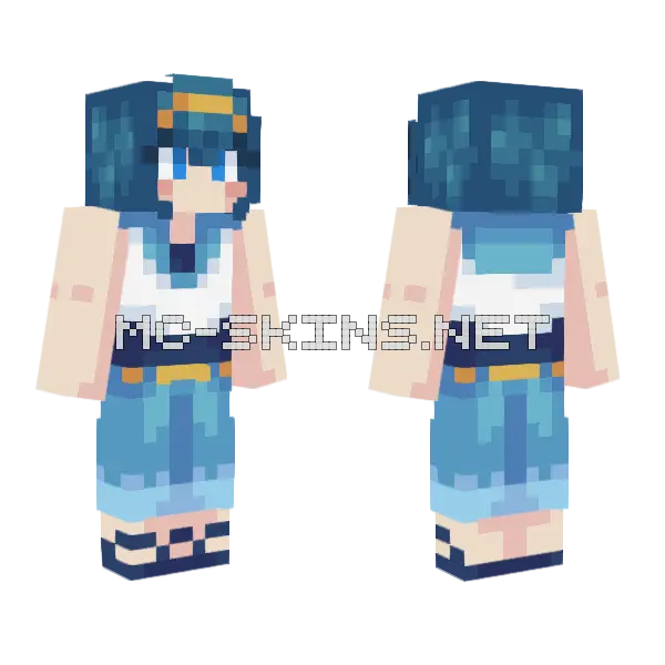 Lana By Tales Minecraft skin, front and back