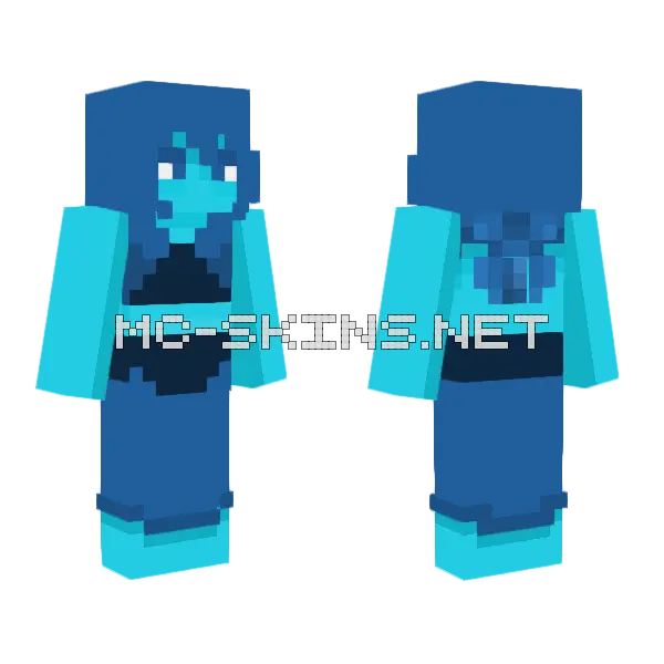 Lapis Lazuli Minecraft skin, front and back
