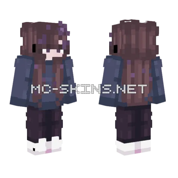 Lapislazii Girl Minecraft skin, front and back