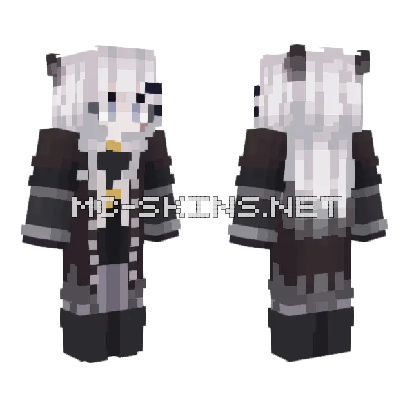 Lappland Skin Minecraft skin, front and back