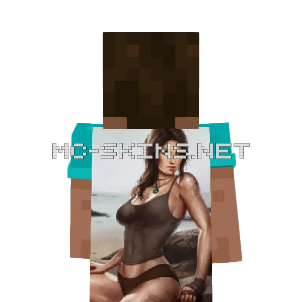 Lara Croft Beach cape, outside and lining