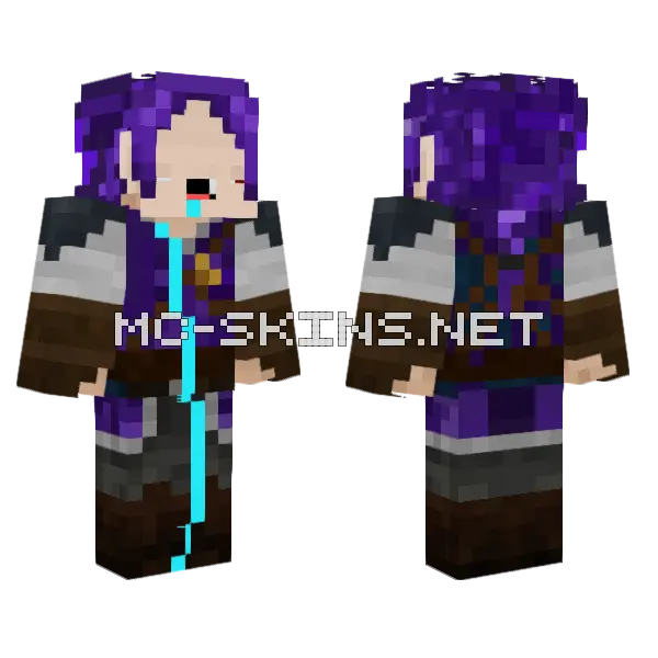 Larpever Player Skin Minecraft skin, front and back