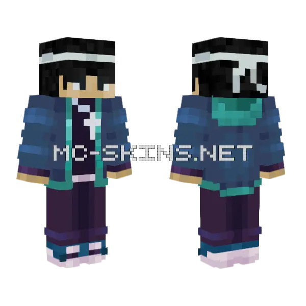 Last Fix Promise Minecraft skin, front and back