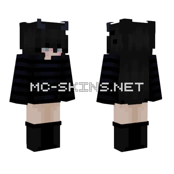 Last Skin Before Flying Minecraft skin, front and back