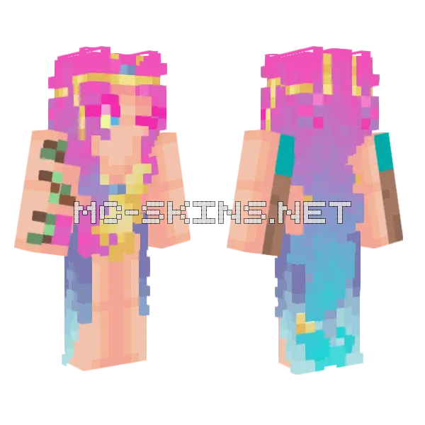 Last Summer Break Minecraft skin, front and back