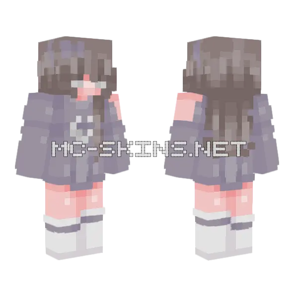 Late Nights Minecraft skin, front and back