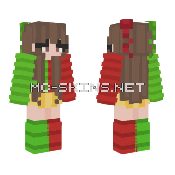 Late Re Shade Results Minecraft skin, front and back