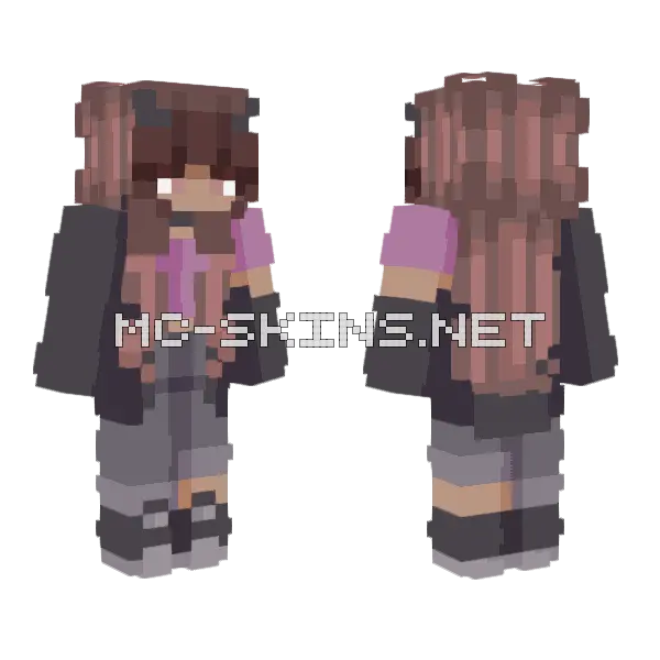Latina Devil RCE Minecraft skin, front and back