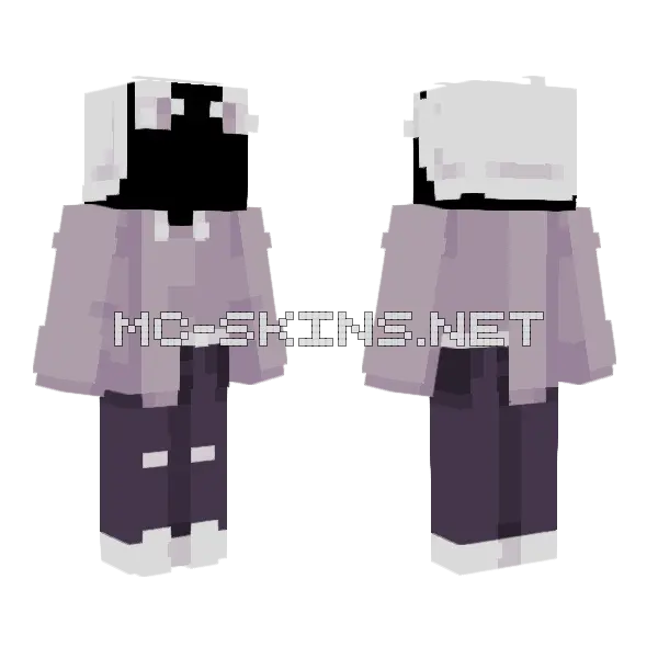 Lavender Days Minecraft skin, front and back
