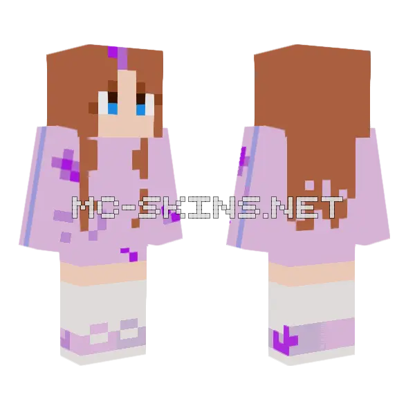 Rosie's Grape Splash Outfit, front and back