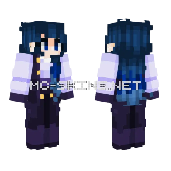 Lavenderwings Skin Request Minecraft skin, front and back