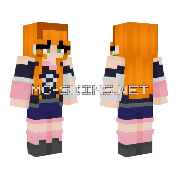 Layla Katherine Request Minecraft skin, front and back