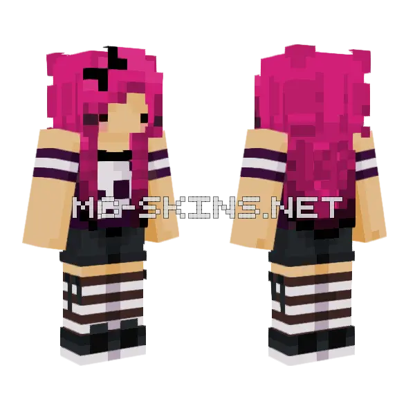 Le Me Minecraft skin, front and back
