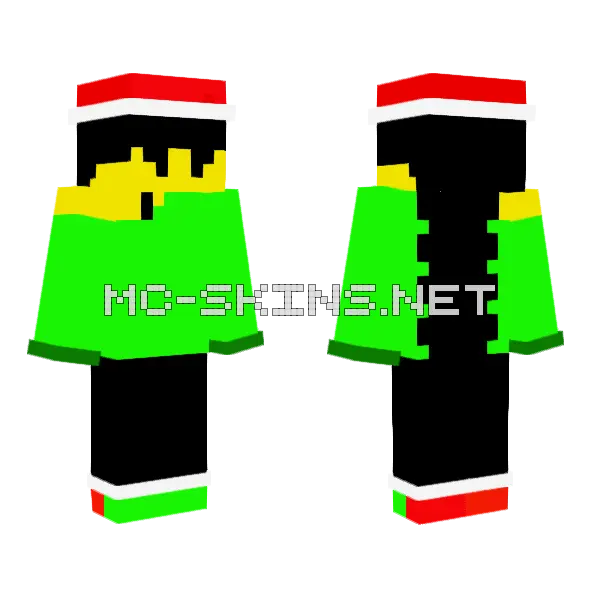 Leafy TMB Sweater, front and back