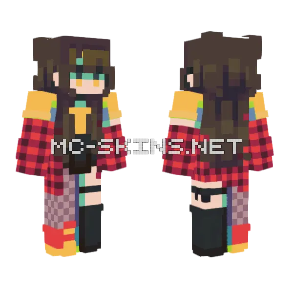 Leaving The Light S On Minecraft skin, front and back