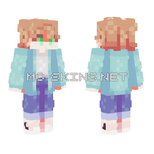 Lee Yeon Woo Minecraft skin, front and back