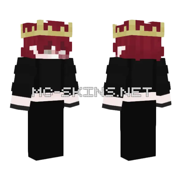 Leeen Minecraft skin, front and back