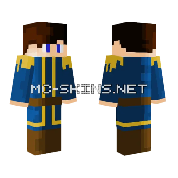 Lefsachs Reshade Contest Minecraft skin, front and back
