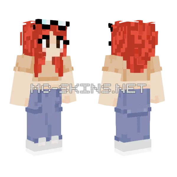 Legnairamzzz Girl Minecraft skin, front and back