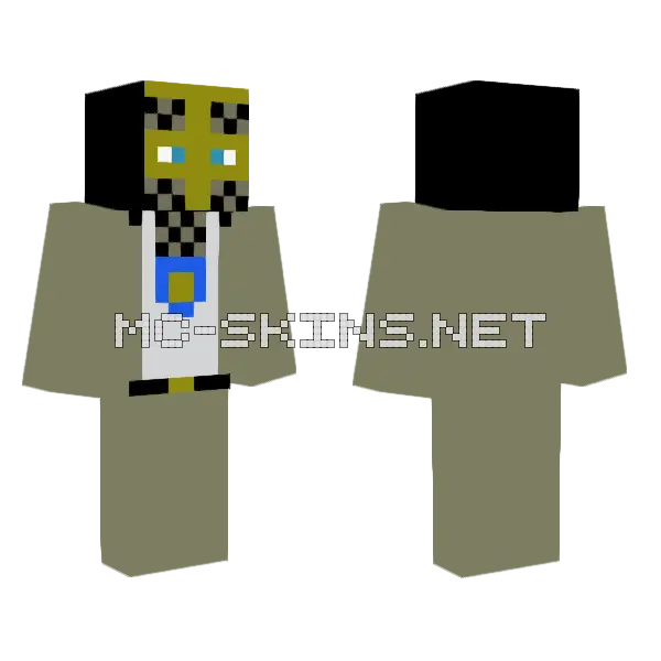 Lego Minecraft Knight Minecraft skin, front and back