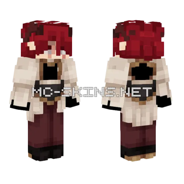 Leir Mask Minecraft skin, front and back