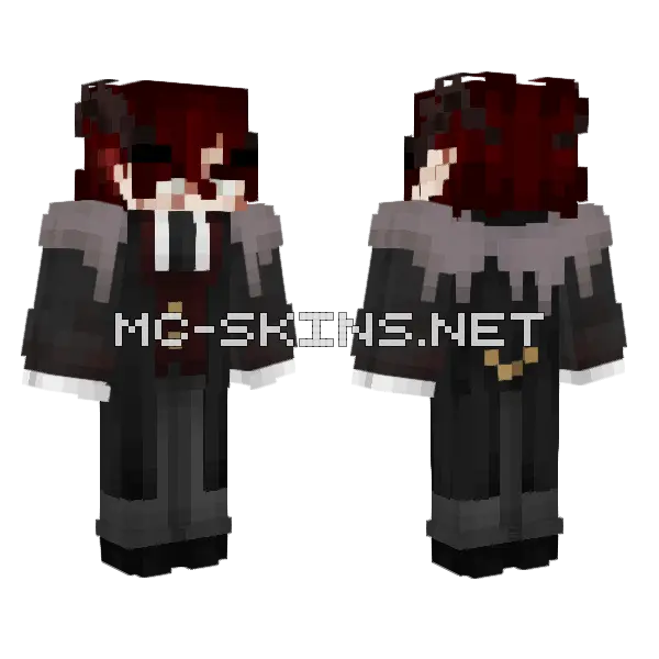Leir Suit Minecraft skin, front and back