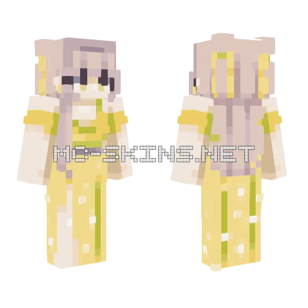 Lemon Cordial Ce Minecraft skin, front and back