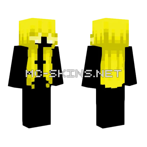 Lemon Girl And Me Hb Minecraft skin, front and back