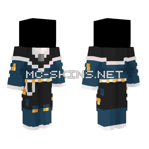 Lemura Ranger Uniform Minecraft skin, front and back