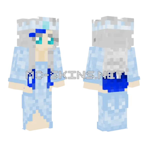 Leni Princess Minecraft skin, front and back