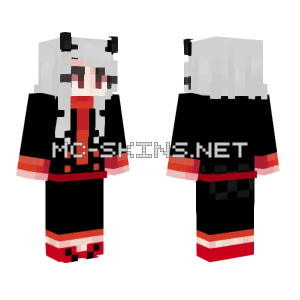 Lennlin Minecraft skin, front and back