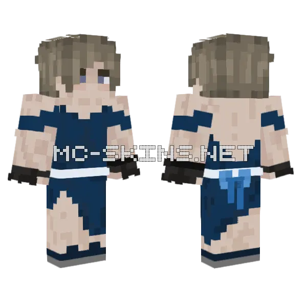 Leon Kennedy Formal Dress Minecraft skin, front and back