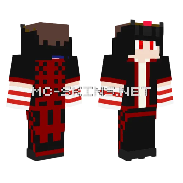 Leonard Echo Cowboy Minecraft skin, front and back
