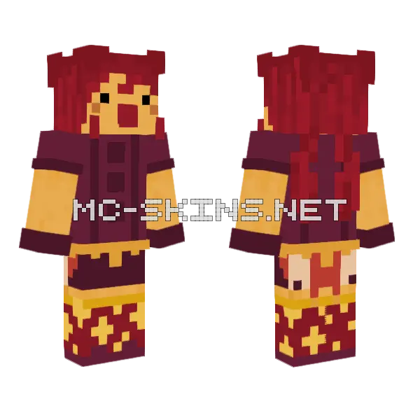 Lepidhonk Minecraft skin, front and back