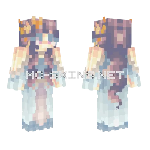 Let Me Be Ur Princess Minecraft skin, front and back