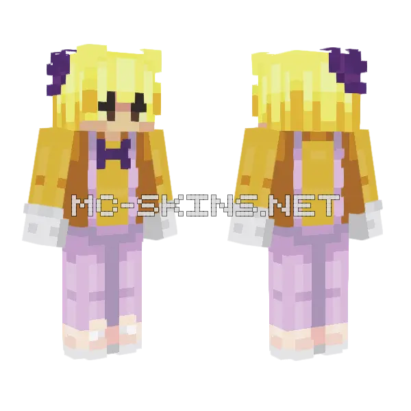 Let's Find A Suit For You Minecraft skin, front and back