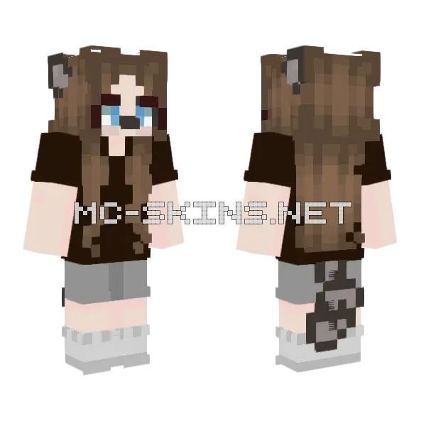 Lex Minecraft skin, front and back