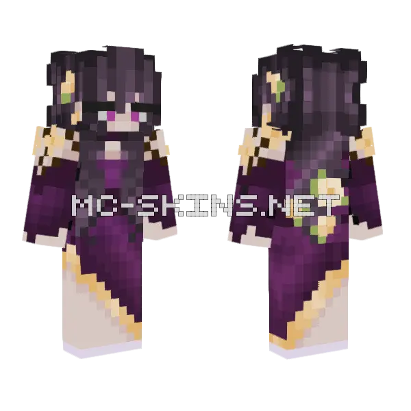Lexabruja Witch Skin Minecraft skin, front and back