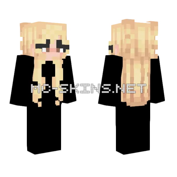 Lia Base Minecraft skin, front and back