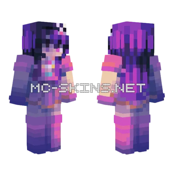 Liar Minecraft skin, front and back