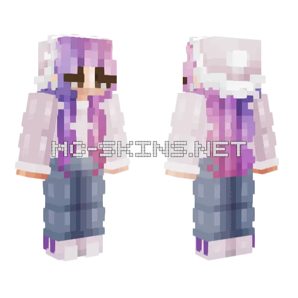 Libilin Edited Minecraft skin, front and back