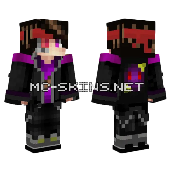 Lidder Harold Minecraft skin, front and back