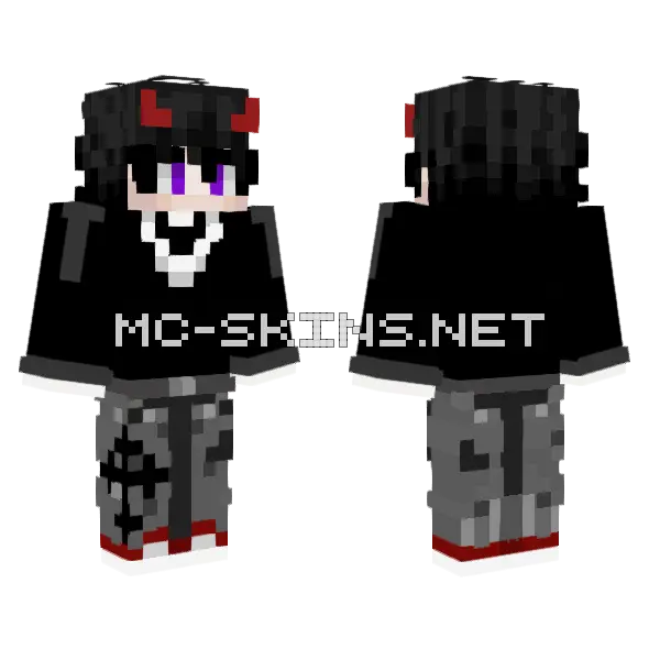Life Minecraft skin, front and back