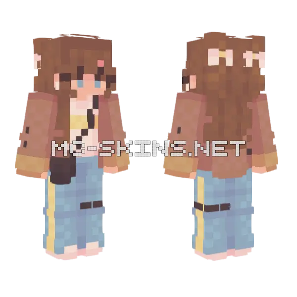 Lifestylerce Minecraft skin, front and back