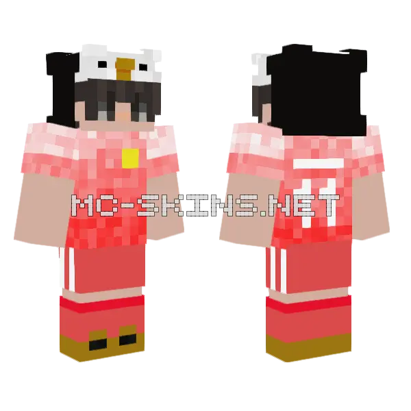 Ligacrafr11 Minecraft skin, front and back